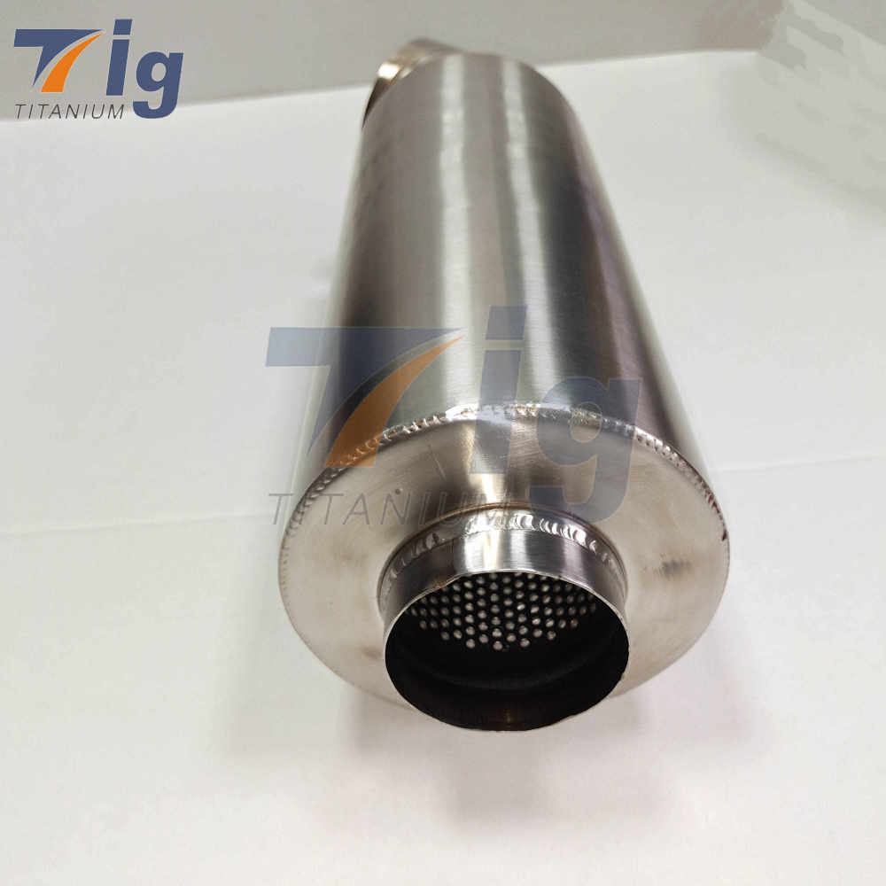 CUSTOM titanium plated 2.5"/ 3"/3.5"/4" exhaust muffler for HKS