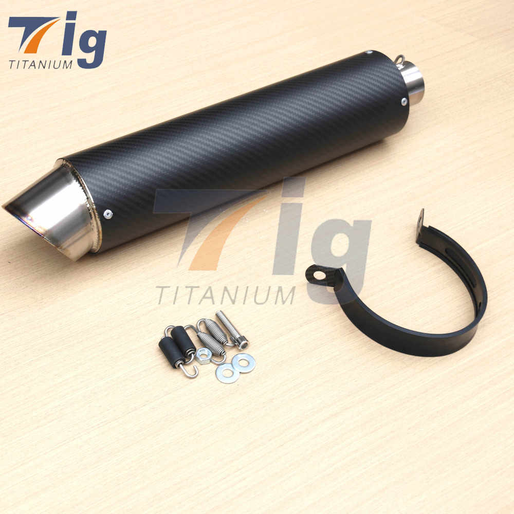 1.75inch titanium muffler 600cc motorbike engines