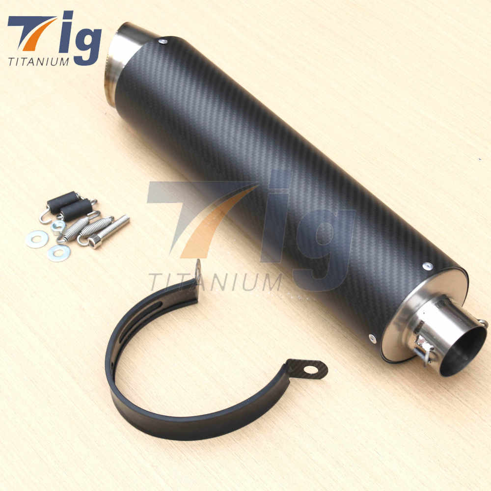 1.75inch titanium muffler 600cc motorbike engines
