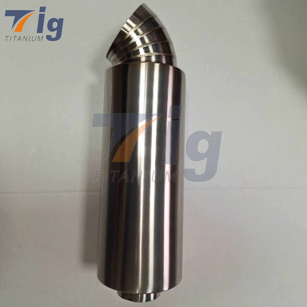 CUSTOM titanium plated 2.5"/ 3"/3.5"/4" exhaust muffler for HKS