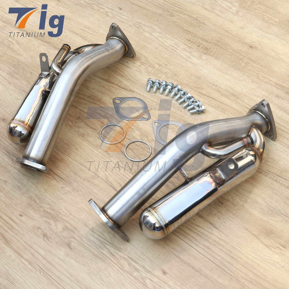 TITANIUM DOWNPIPES 370Z VQ35HR VQ37VHR - 350Z 370Z G35 G37 Q50 Q60