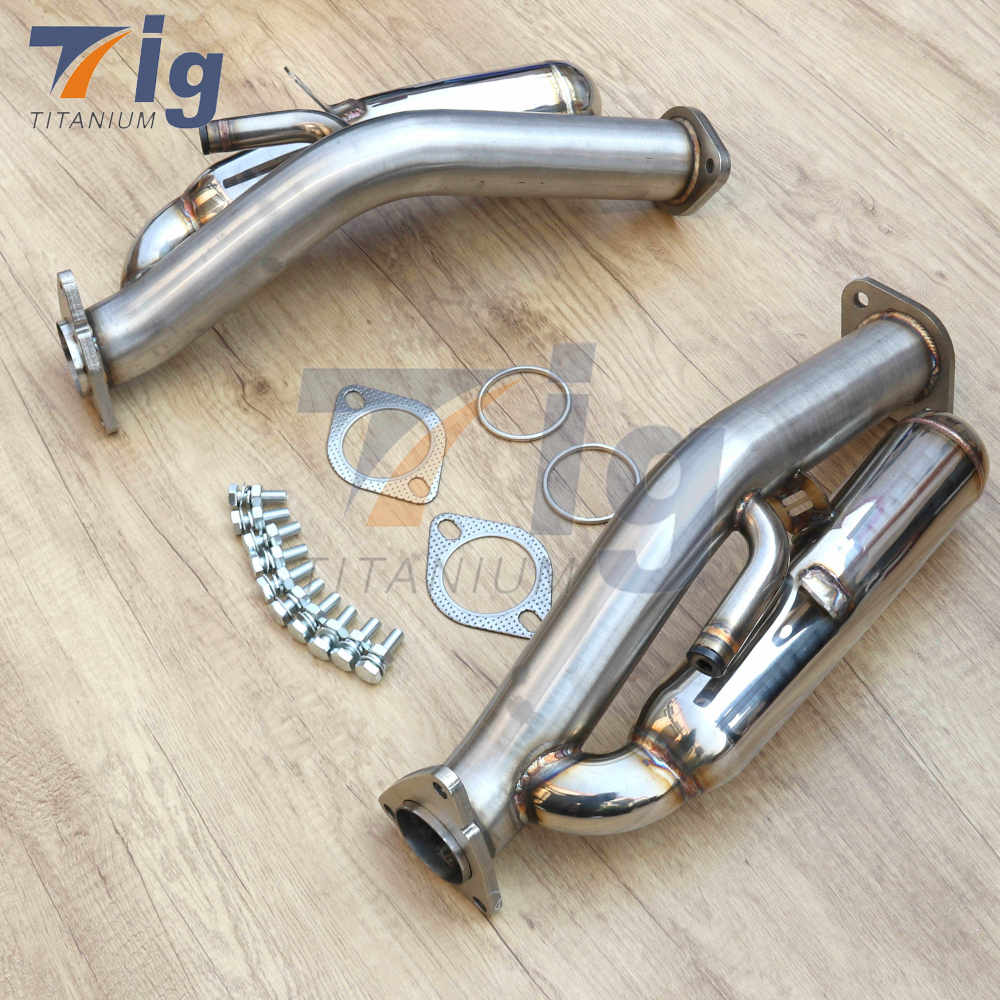 TITANIUM DOWNPIPES 370Z VQ35HR VQ37VHR - 350Z 370Z G35 G37 Q50 Q60