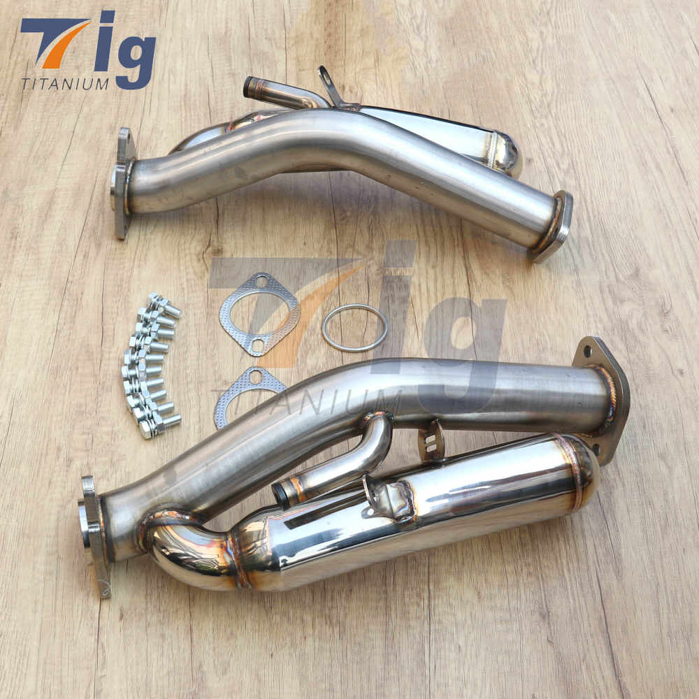 TITANIUM DOWNPIPES 370Z VQ35HR VQ37VHR - 350Z 370Z G35 G37 Q50 Q60