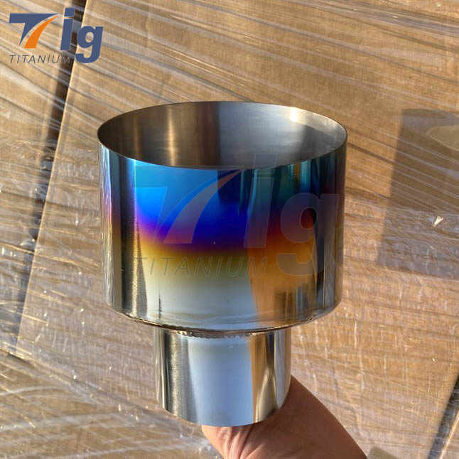 Burnt Titanium Exhaust Tips For BMW nissan JDM