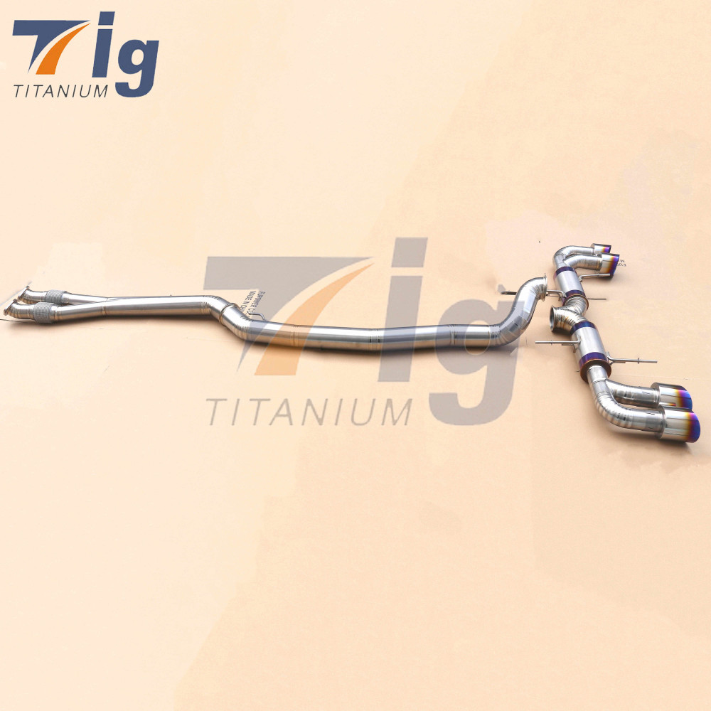Titanium R35 GTR Monster outlaw 4" exhaust system with Gen2 downpipes kit