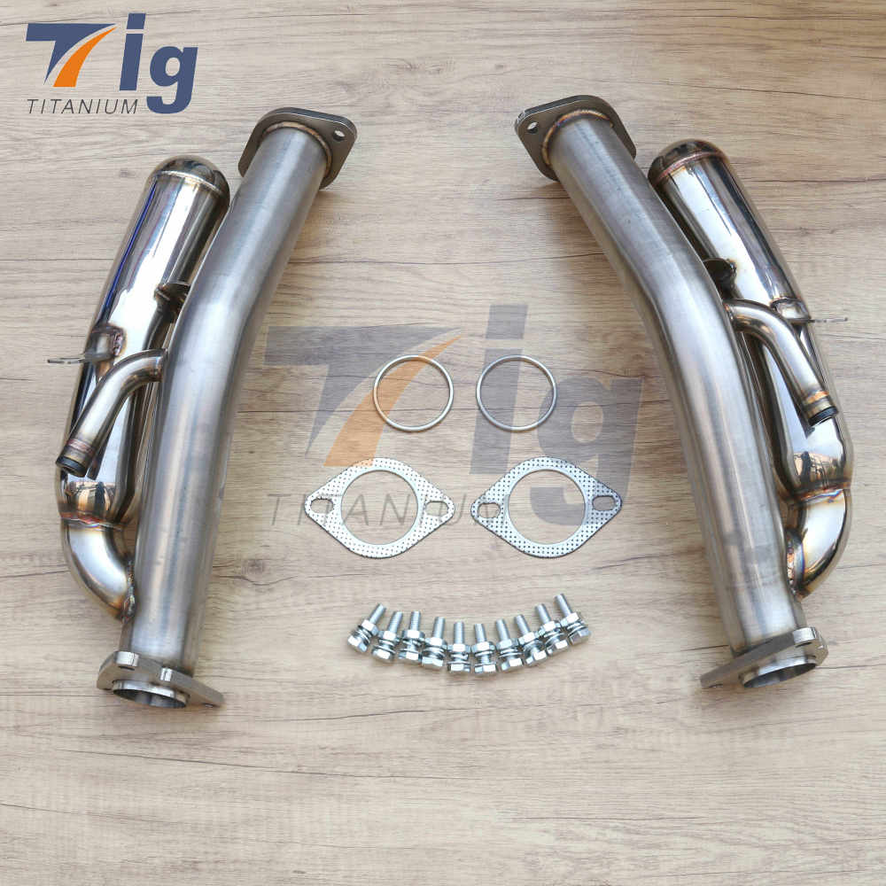 TITANIUM DOWNPIPES 370Z VQ35HR VQ37VHR - 350Z 370Z G35 G37 Q50 Q60
