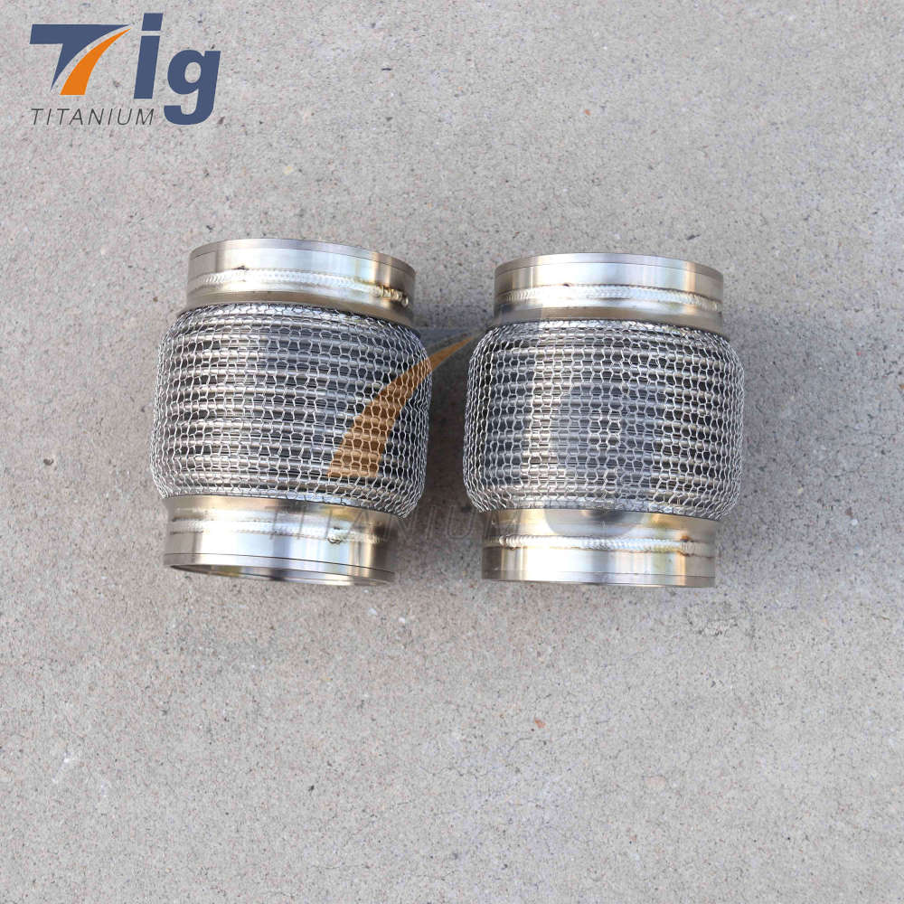 1.75", 2.5", 3", 3.5", 4" Custom high quality titanium Flexible Pipe Exhaust flex Bellows(Super Rib Bellow)