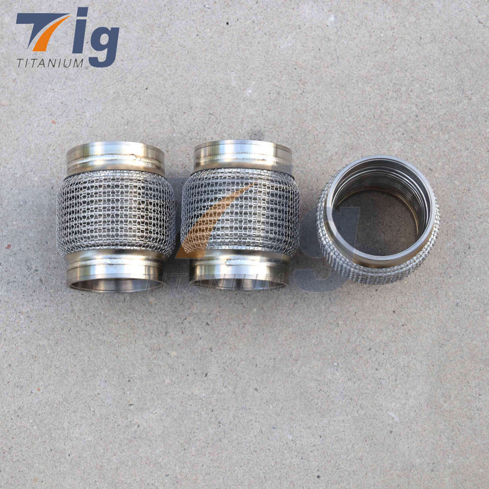 1.75", 2.5", 3", 3.5", 4" Custom high quality titanium Flexible Pipe Exhaust flex Bellows(Super Rib Bellow)