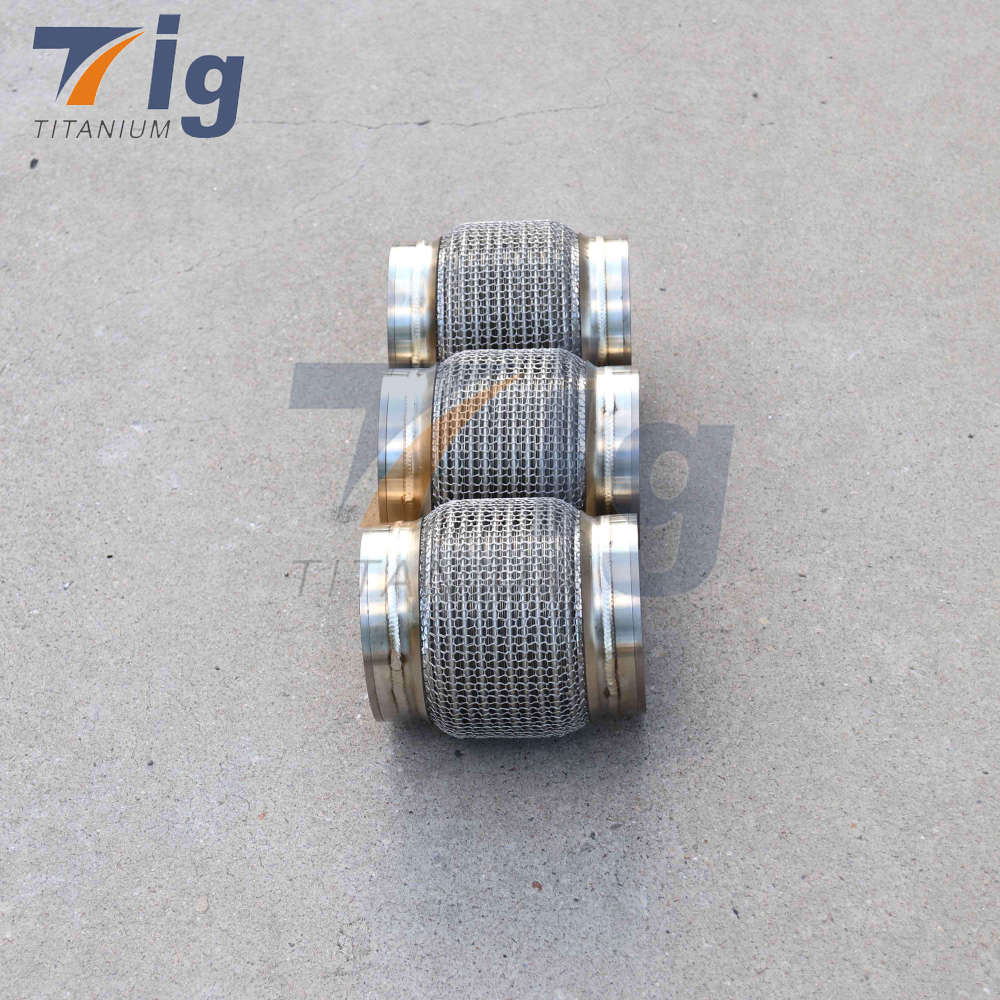 1.75", 2.5", 3", 3.5", 4" Custom high quality titanium Flexible Pipe Exhaust flex Bellows(Super Rib Bellow)