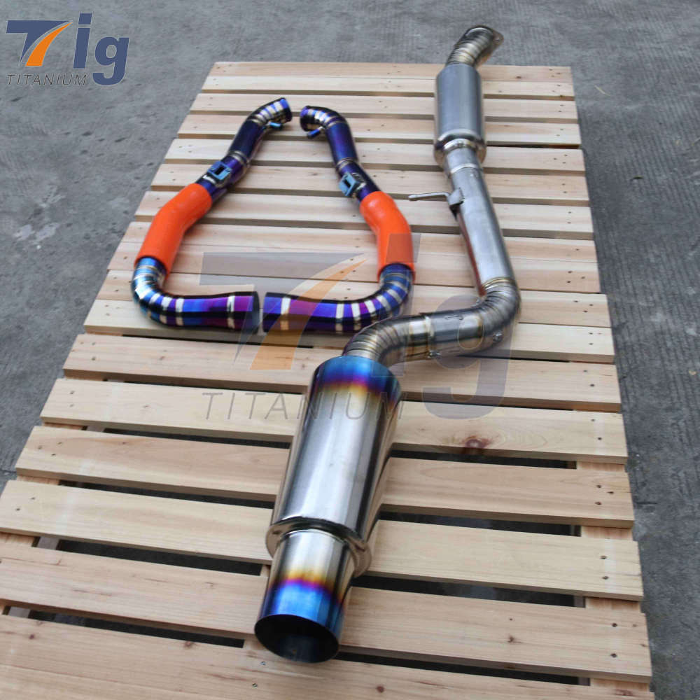 For Nissan 370Z Z34 Titanium Cold Air Intake with exhaust pipe Kit