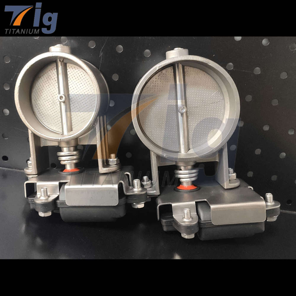 2" 2.5" 3" 4" Cutout Valve Motor Remote Control Electric Exhaust Down Pipe BOV Titanium exhaust electric valve