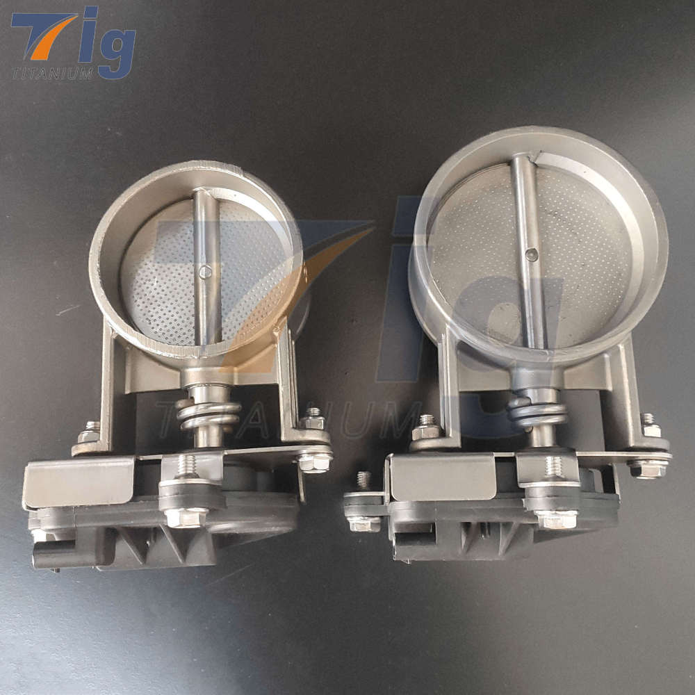 2" 2.5" 3" 4" Cutout Valve Motor Remote Control Electric Exhaust Down Pipe BOV Titanium exhaust electric valve