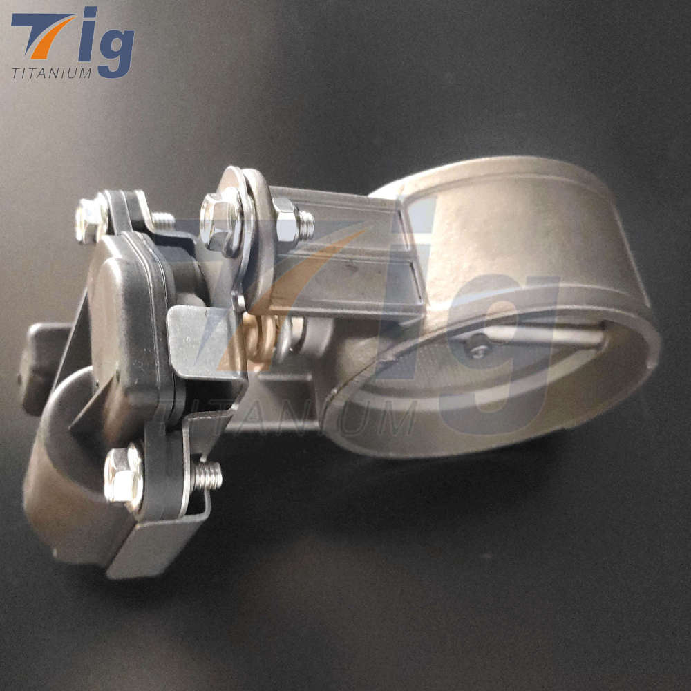 2" 2.5" 3" 4" Cutout Valve Motor Remote Control Electric Exhaust Down Pipe BOV Titanium exhaust electric valve