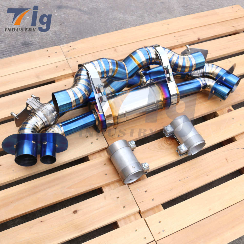Titanium Exhaust System For Porsche 992 CarreraS/Targa 4/Targa4S/Turbo 3.0T/3.8T 4/Carrera S 2018+