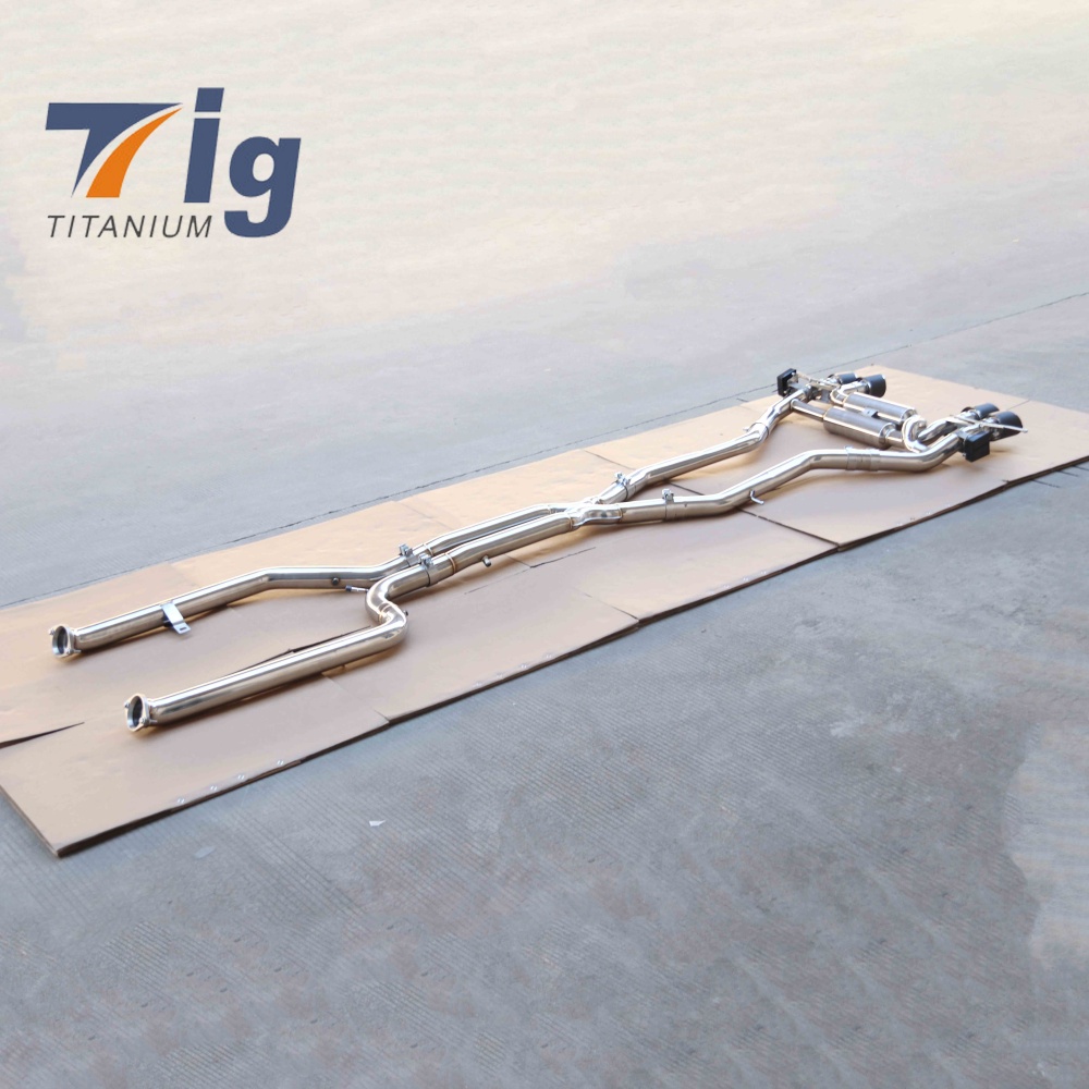 For BMW S58 G80 G82 M3 M4 Twin Tube SS304 Exhaust Catback