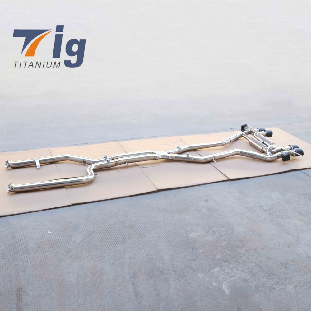 For BMW S58 G80 G82 M3 M4 Twin Tube SS304 Exhaust Catback