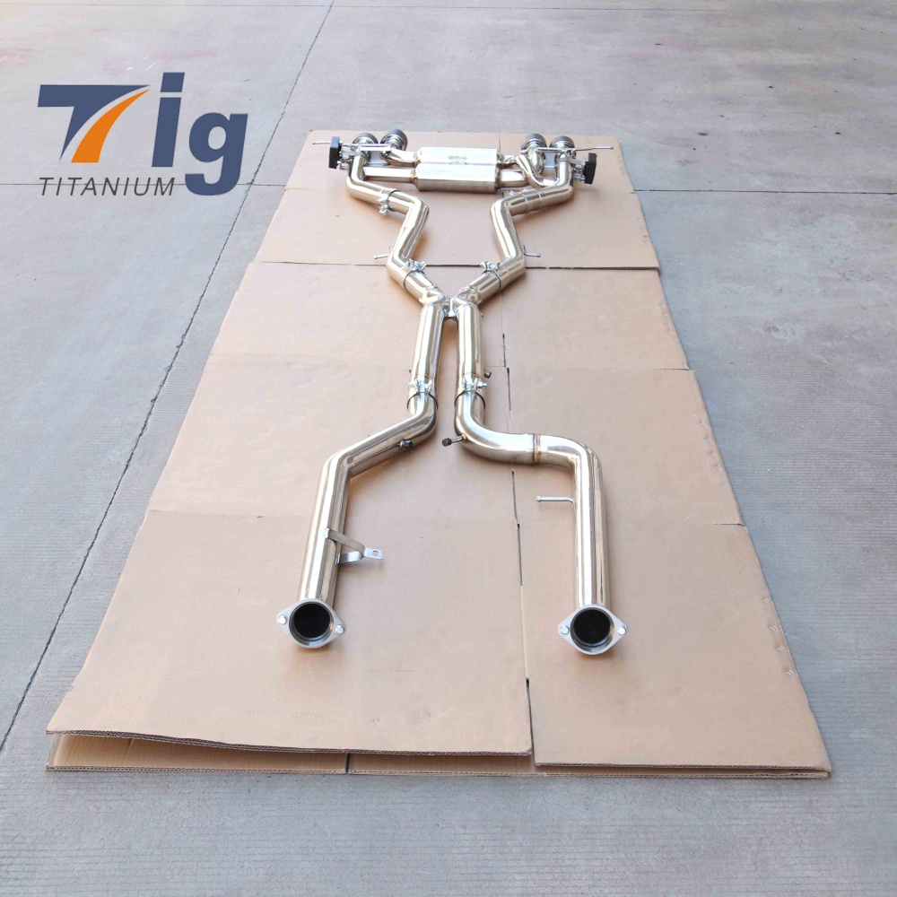 For BMW S58 G80 G82 M3 M4 Twin Tube SS304 Exhaust Catback