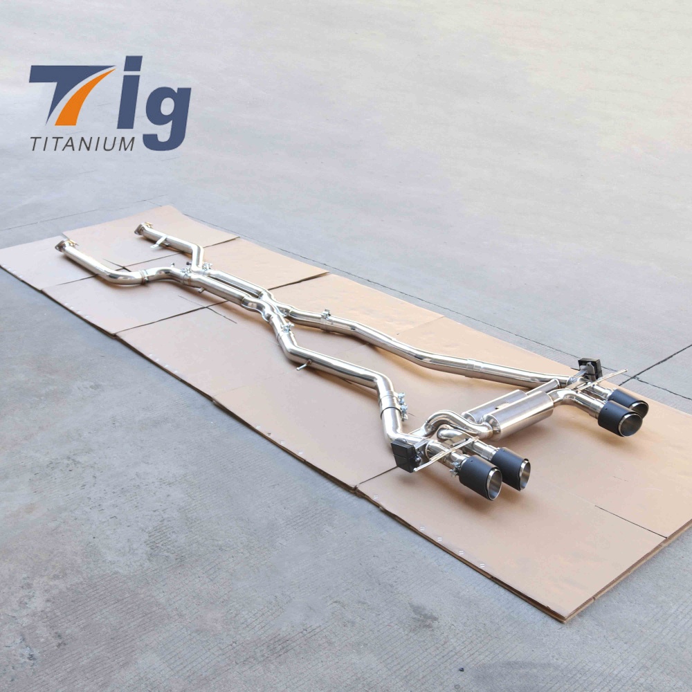 For BMW S58 G80 G82 M3 M4 Twin Tube SS304 Exhaust Catback