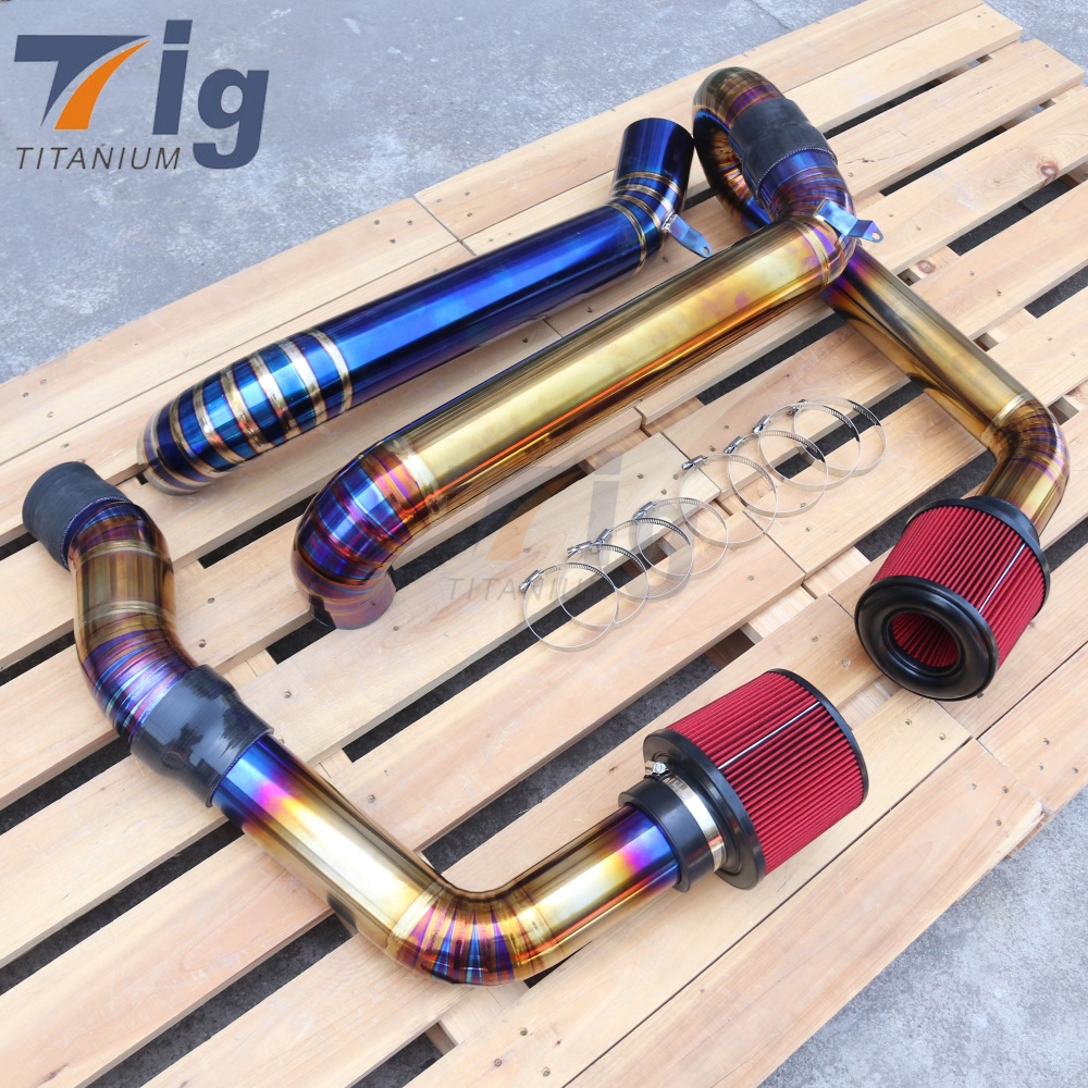 Front Mount Intakes High Flow for BMW G80 G81 M3 G82 M4 G87 M2 S58 Titanium Intake System High Performance Air Filter Upgrade