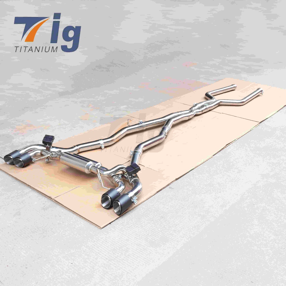 For BMW F90 M5 Full Catback Exhaust System with Dual-Pipe Design Stainless Steel