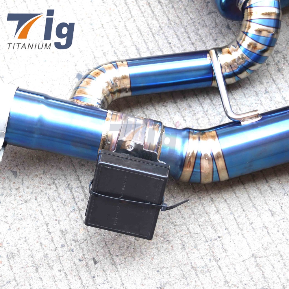 For BMW G80 M3 G82 M4 Titanium Valved Exhaust System with Single Midpipe Catback