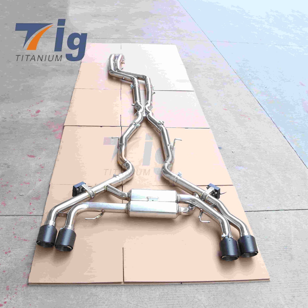 BMW X3M F97 X4M F98 4.4T S58 3.0T 2019-2022 Twin Tube Exhaust Catback