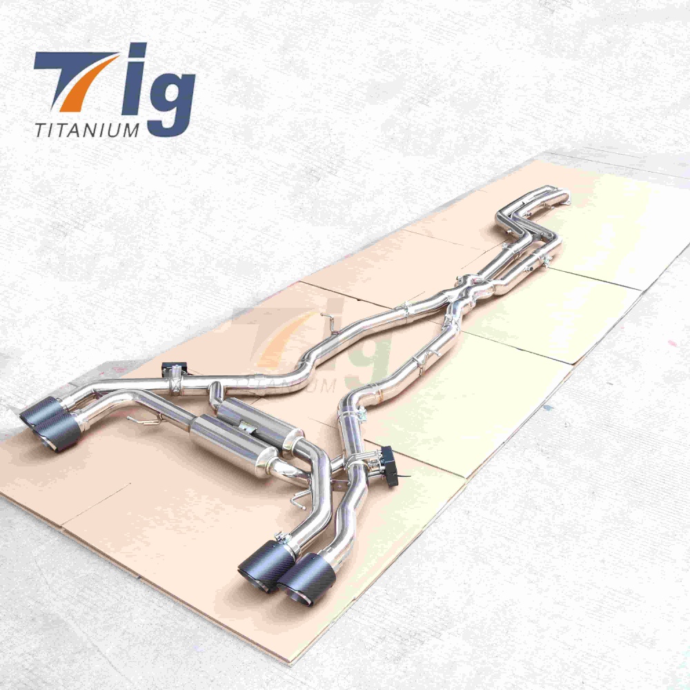 BMW X3M F97 X4M F98 4.4T S58 3.0T 2019-2022 Twin Tube Exhaust Catback