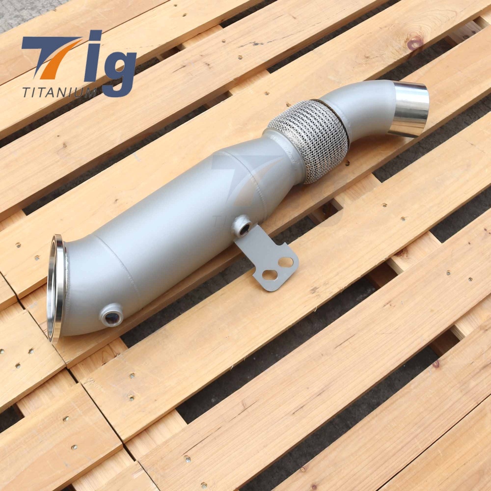 Ceramic Coating SS304 Downpipe B58 M240i G20 M340i G30 540i G01 X3 M40i G02 X4 M40i 2018+