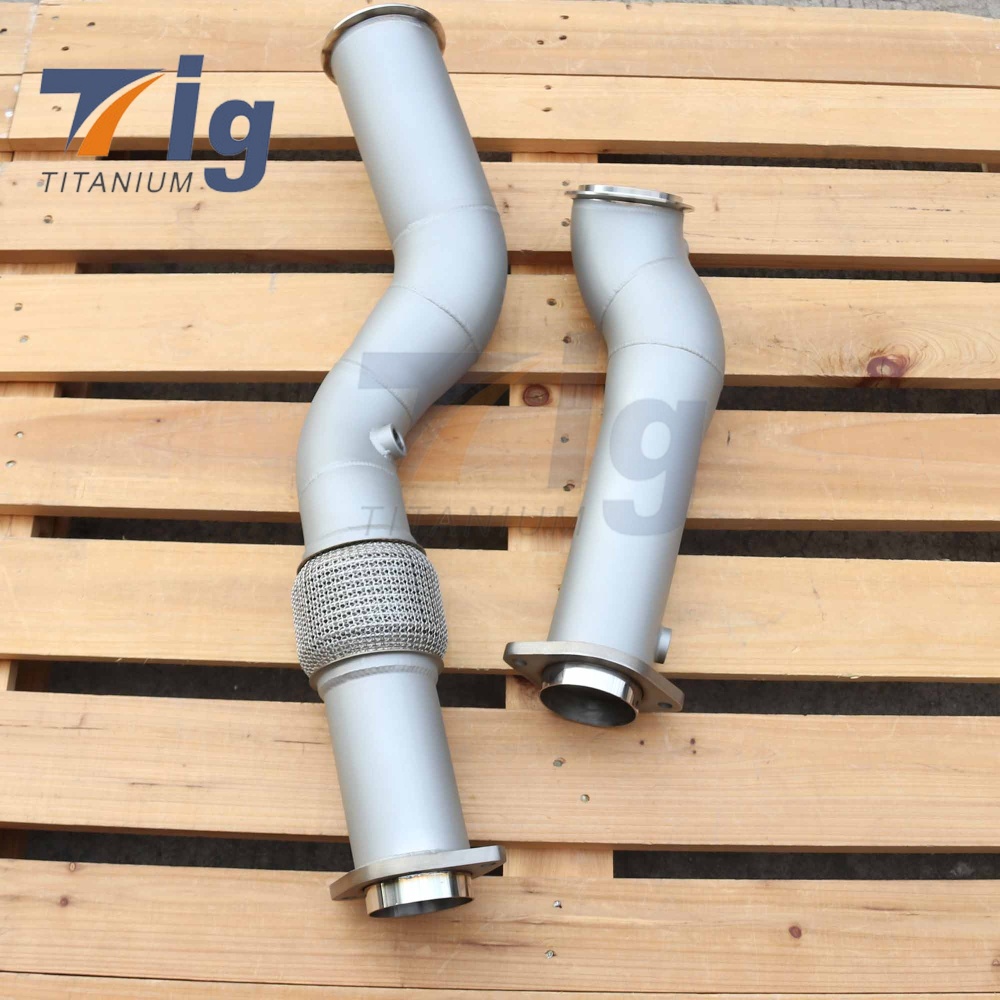 Ceramic Coating SS304 Downpipe S58 Engine G80 M3 G82 G83 M4