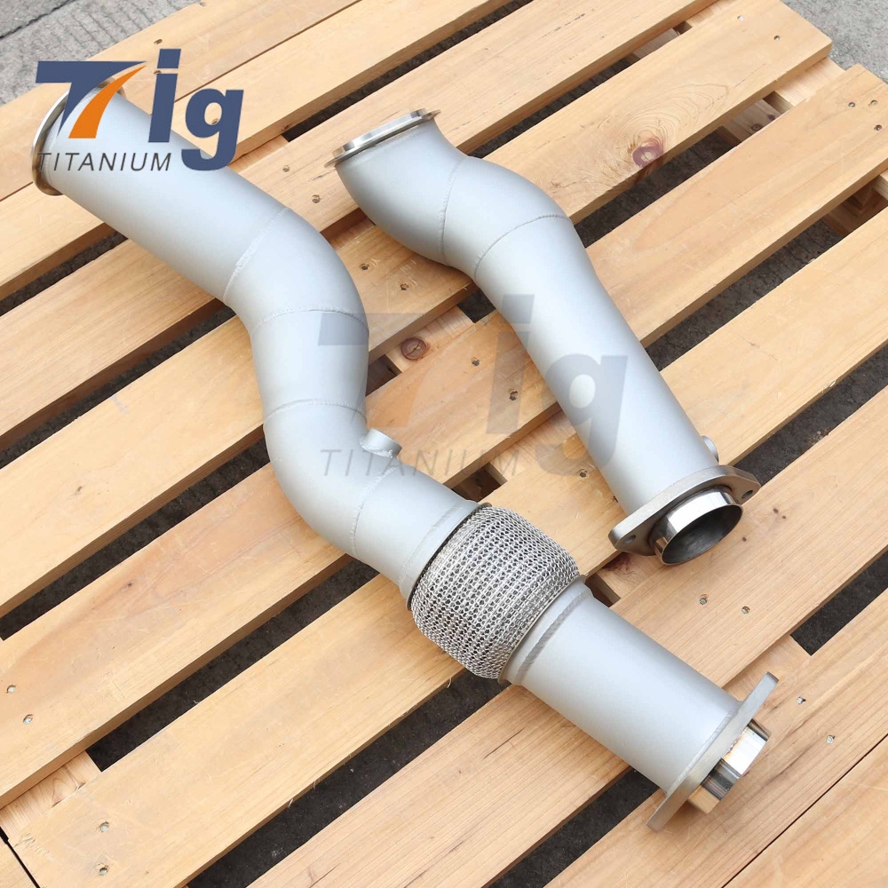 Ceramic Coating SS304 Downpipe S58 Engine G80 M3 G82 G83 M4