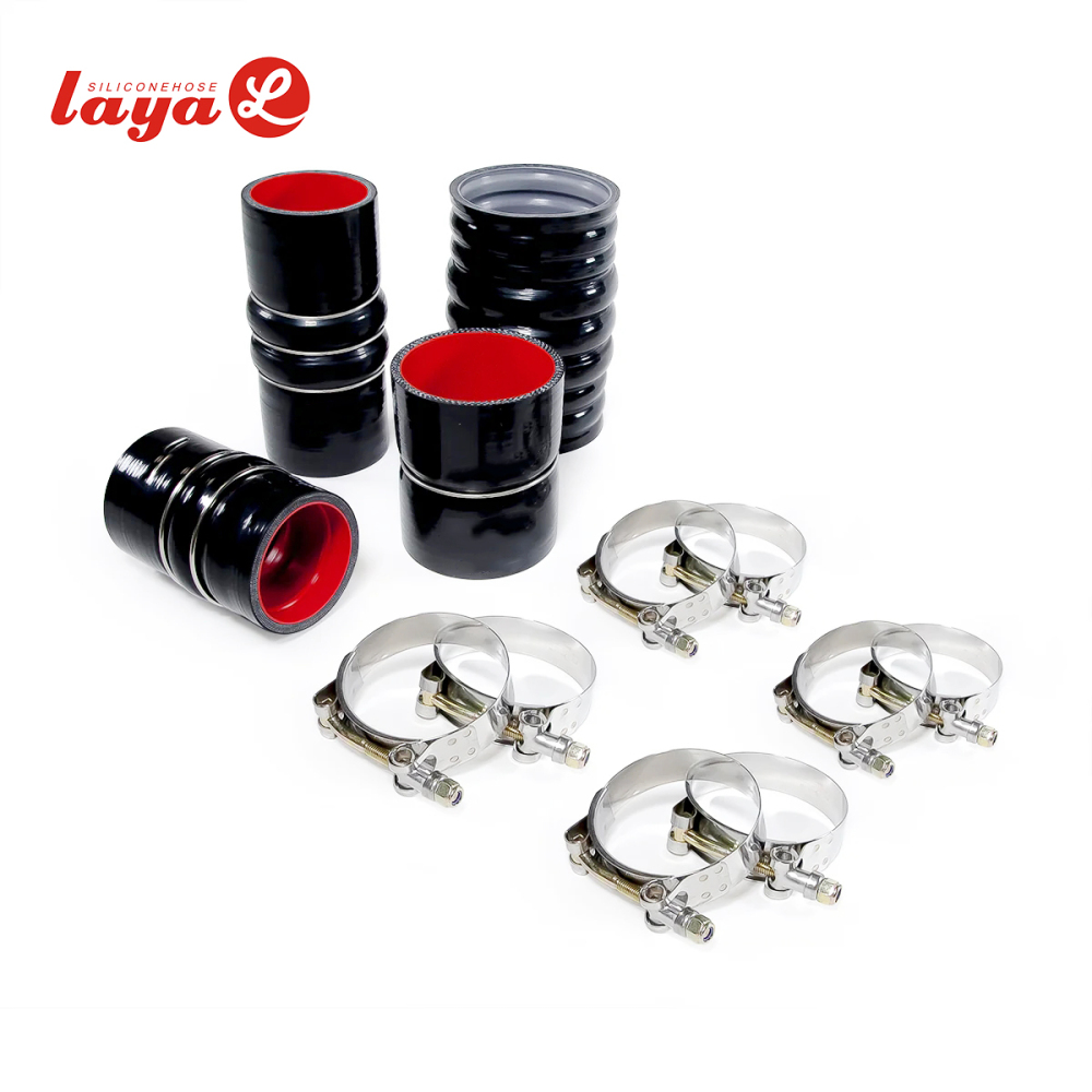 2011-2016 GM 6.6L DURAMAX SILICONE HOSE KIT WITH STAINLESS STEEL CLAMPS