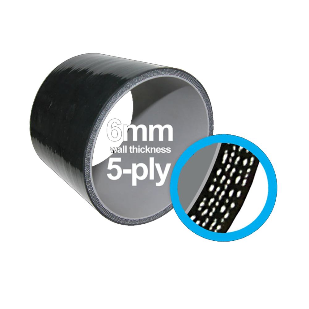 5.0" ID X 5" L PERFORMANCE SILICONE FOR CUSTOM