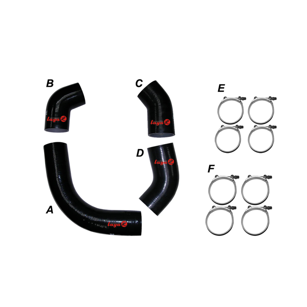 2001 GM SIERRA 2500 SILICONE HOSE KIT WITH STAINLESS STEEL CLAMPS