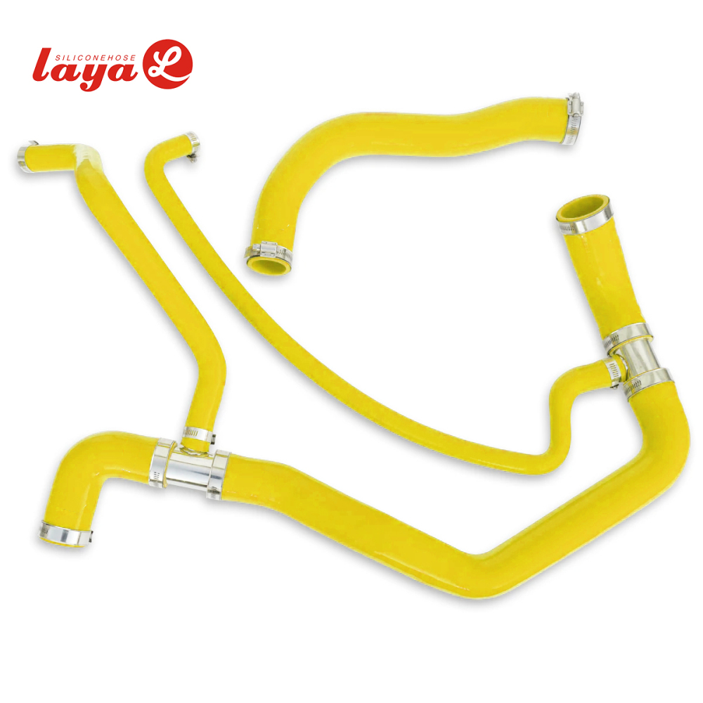 2001-2005 GM 6.6L DURAMAX PERFORMANCE SILICONE UPPER LOWER COOLANT HOSE KIT
