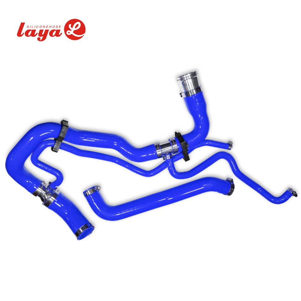 2011-2016 GM 6.6L DURAMAX PERFORMANCE SILICONE UPPER LOWER COOLANT HOSE KIT