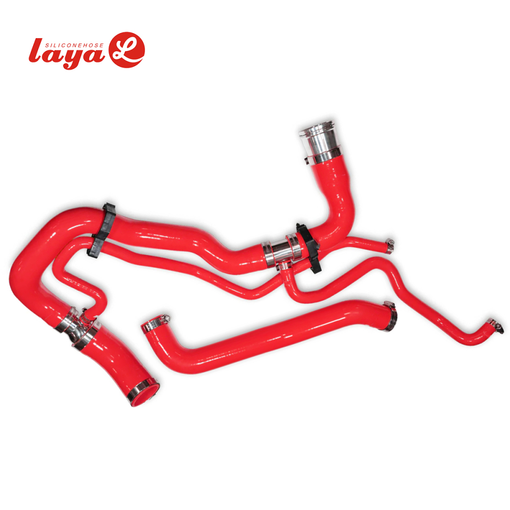 2011-2016 GM 6.6L DURAMAX PERFORMANCE SILICONE UPPER LOWER COOLANT HOSE KIT
