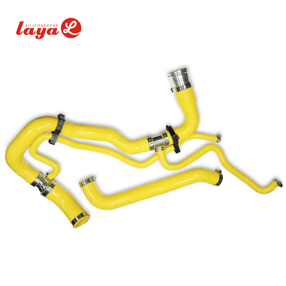 2011-2016 GM 6.6L DURAMAX PERFORMANCE SILICONE UPPER LOWER COOLANT HOSE KIT