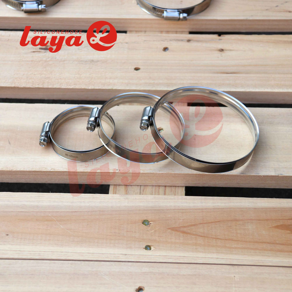 Stainless Steel 304 Sure Grip High Torque Protective Worm Gear Clamps