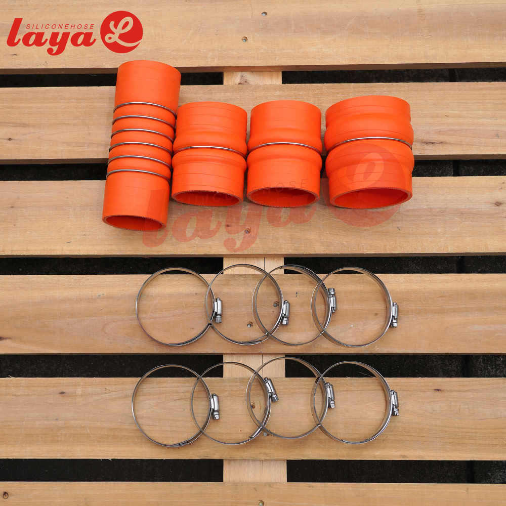 Dodge 6.7L Cummins 24V 5 Ply Silicone CAC Intercooler Boot Kit 2007.5-2009