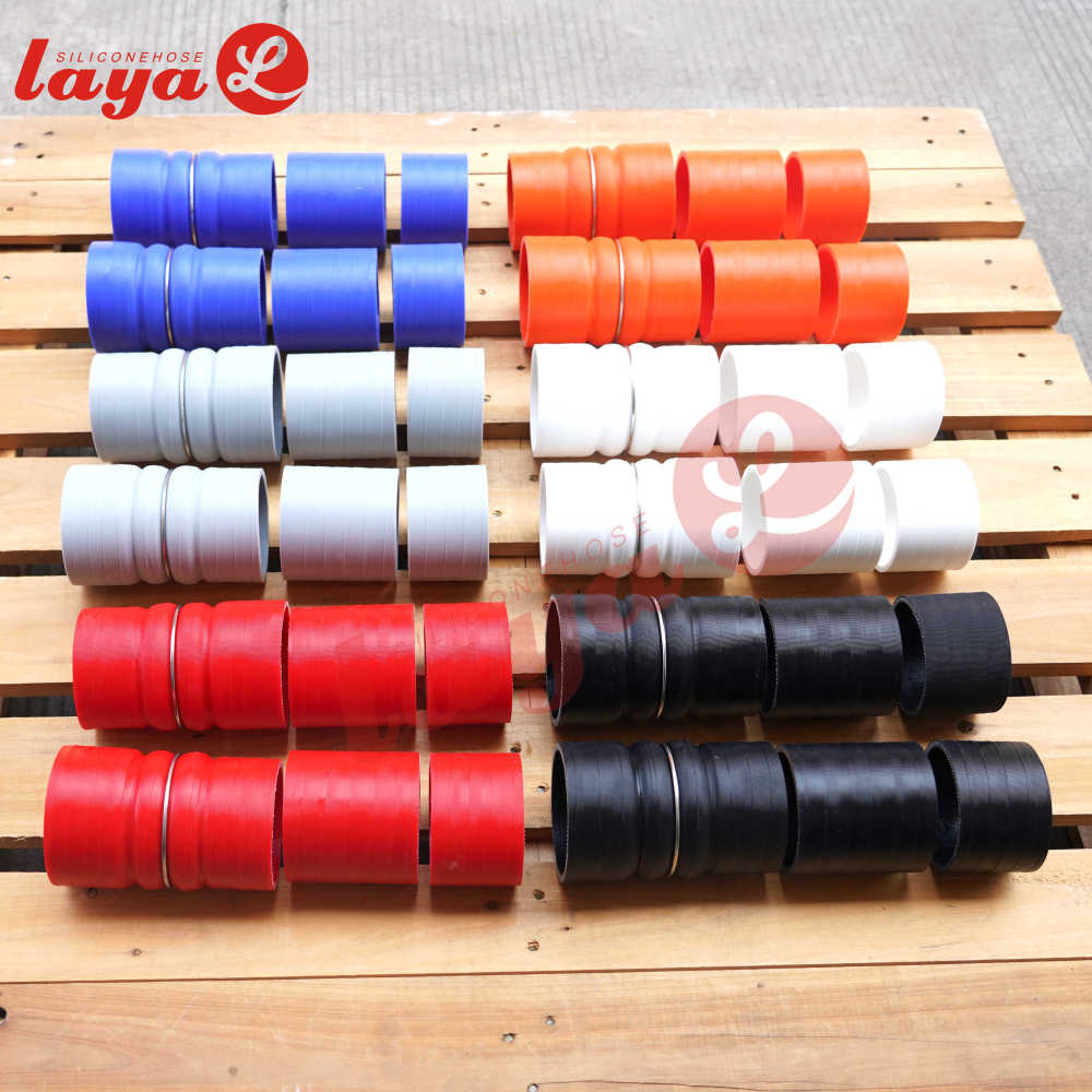 Ford 7.3L Powerstroke 5 Ply Silicon CAC Intercooler Boot Kit For 1999.5-2003