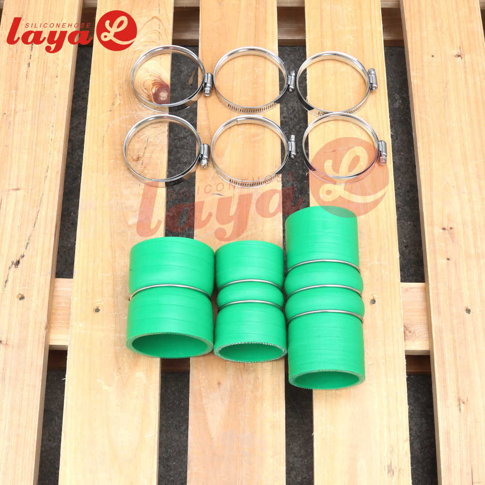 GMC 6.6L Duramax L5P 5ply Silicone CAC intercooler Boot Hose Tube Kit 11-16