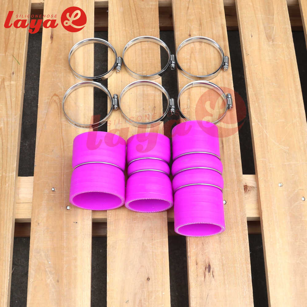 GMC 6.6L Duramax L5P 5ply Silicone CAC intercooler Boot Hose Tube Kit 11-16