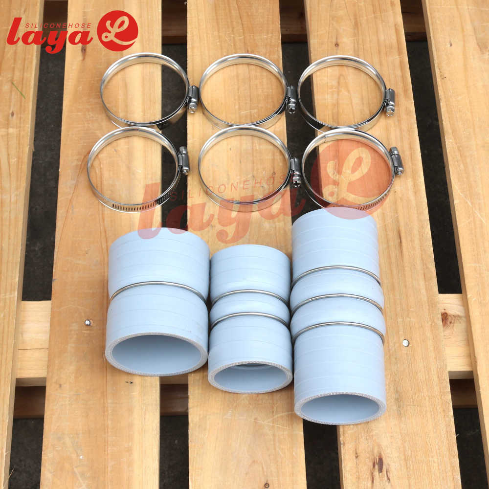 GMC 6.6L Duramax L5P 5ply Silicone CAC intercooler Boot Hose Tube Kit 11-16