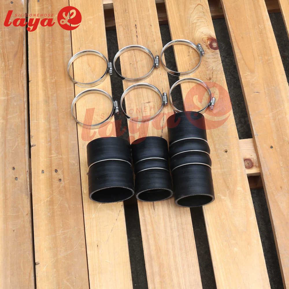 GMC 6.6L Duramax L5P 5ply Silicone CAC intercooler Boot Hose Tube Kit 11-16