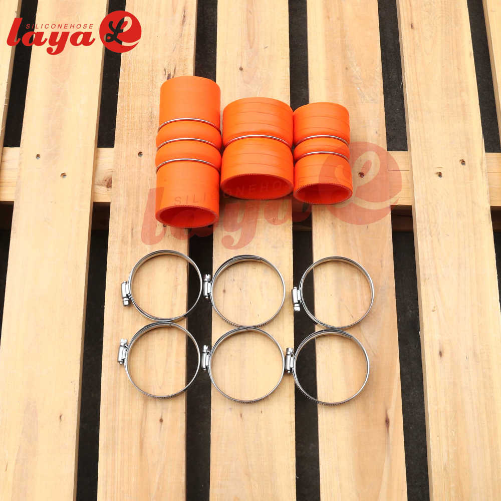 GMC 6.6L Duramax L5P 5ply Silicone CAC intercooler Boot Hose Tube Kit 11-16