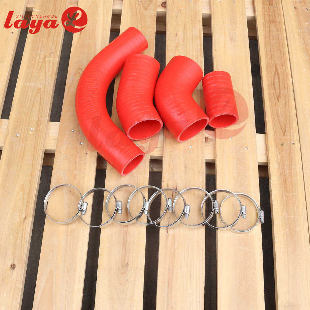 GMC 6.6L Duramax LB7 5ply Silicone CAC intercooler Boot Hose Tube Kit 02-04