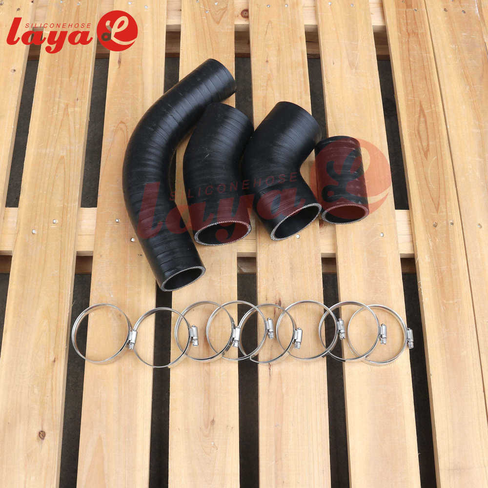 GMC 6.6L Duramax LB7 5ply Silicone CAC intercooler Boot Hose Tube Kit 02-04