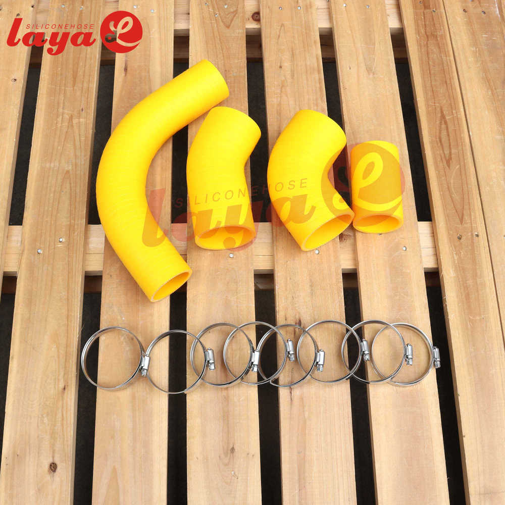 GMC 6.6L Duramax LB7 5ply Silicone CAC intercooler Boot Hose Tube Kit 02-04