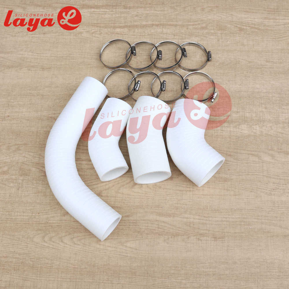 GMC 6.6L Duramax LB7 5ply Silicone CAC intercooler Boot Hose Tube Kit 2001