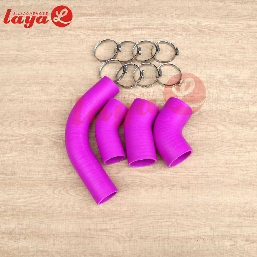 GMC 6.6L Duramax LB7 5ply Silicone CAC intercooler Boot Hose Tube Kit 2001